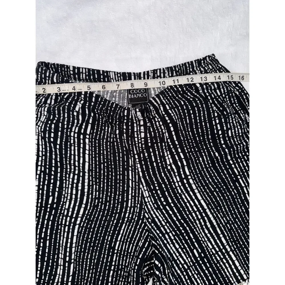 Coco Bianca Tiered Palazzo Pants Tropical Comfortable Bohemian Cottagecore Sz S - Picture 5 of 15